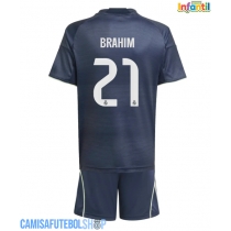 Camisa de time de futebol Real Madrid Brahim Diaz #21 Replicas 2º Equipamento Infantil 2025-26 Manga Curta (+ Calças curtas)